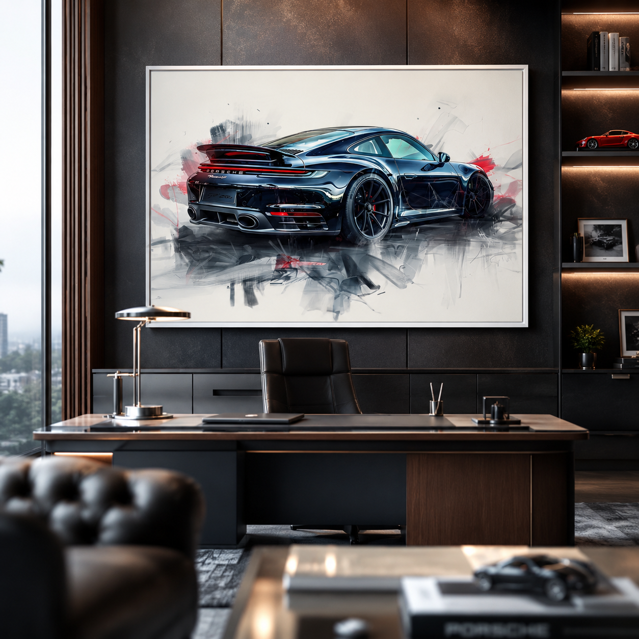 Quadro Pintura Porsche 922