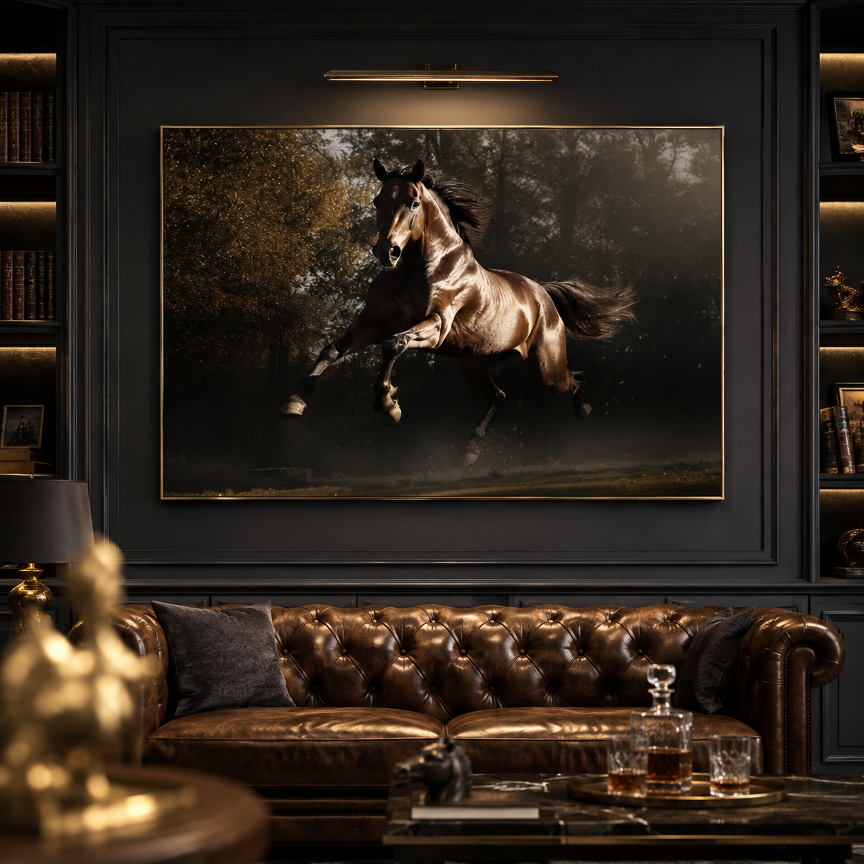 Quadro Cavalo Marrom