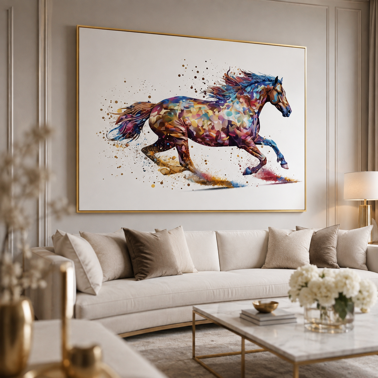 Quadro Colorful Horse