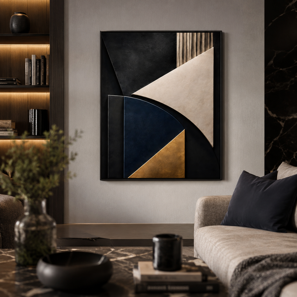 Quadro Abstrato Geométrico Ii