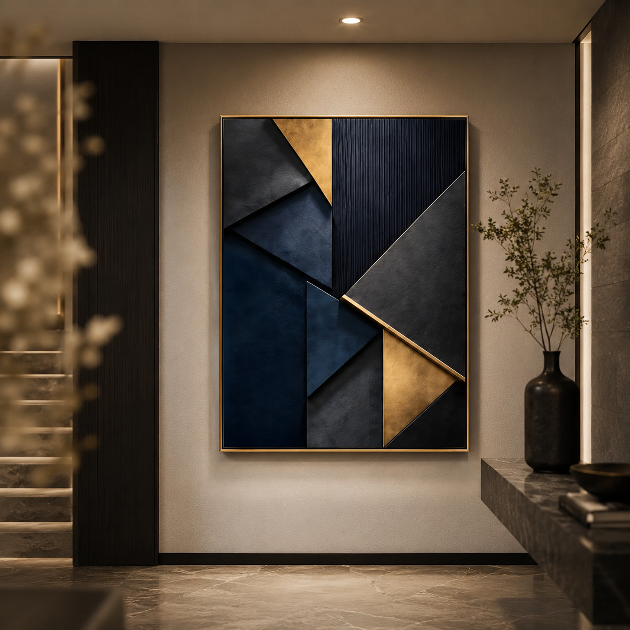 Quadro Abstrato Geométrico VII