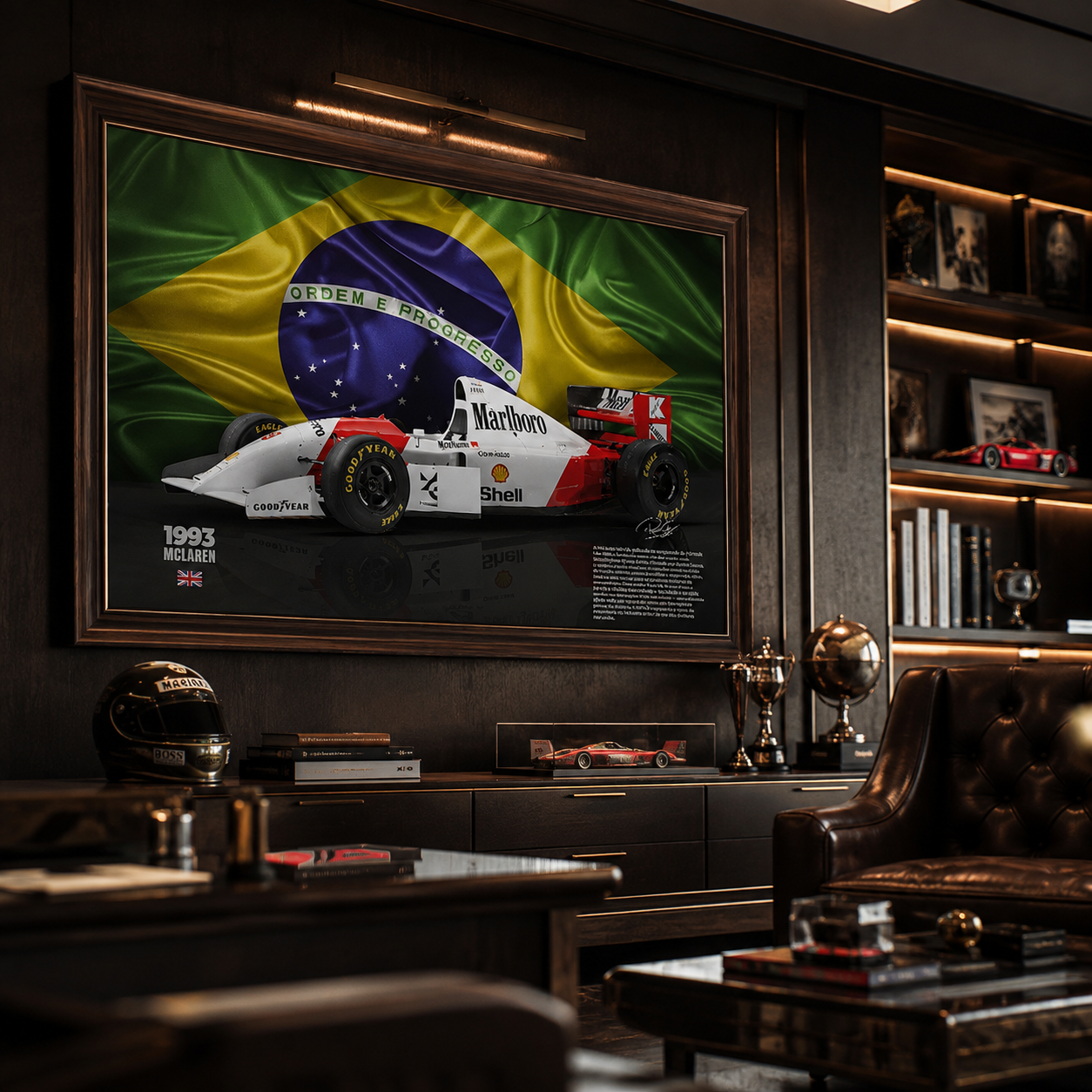 Quadro Decorartivo Mclaren 1993
