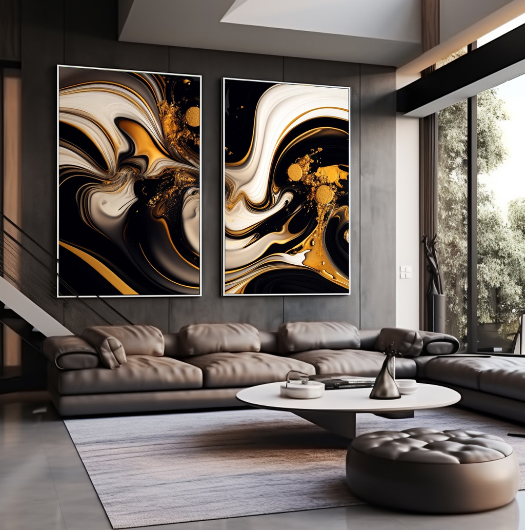 Duo Abstrato Ondular II