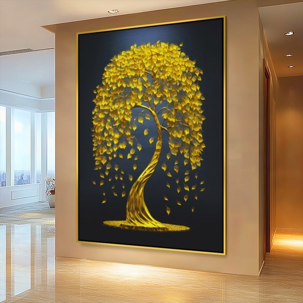 Quadro Arvore Dourada