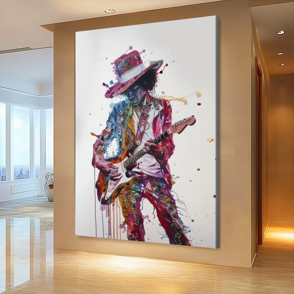 Quadro Jimi Hendrix Pintura