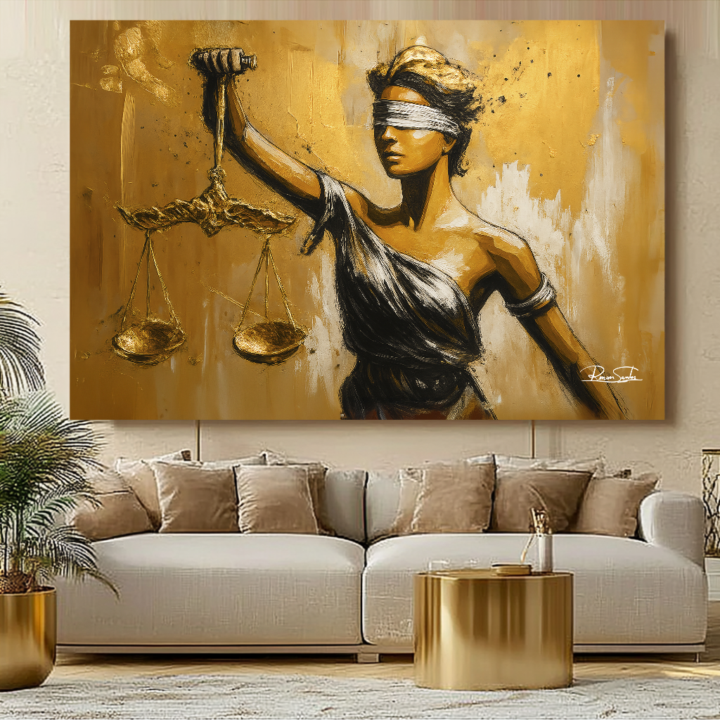 Quadro Justiça Dourada