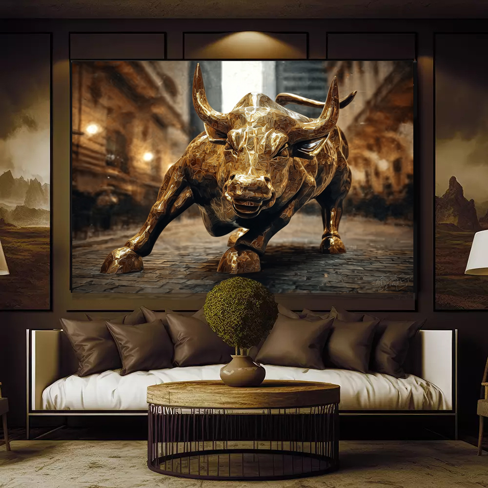 Quadro Touro De Wall Street