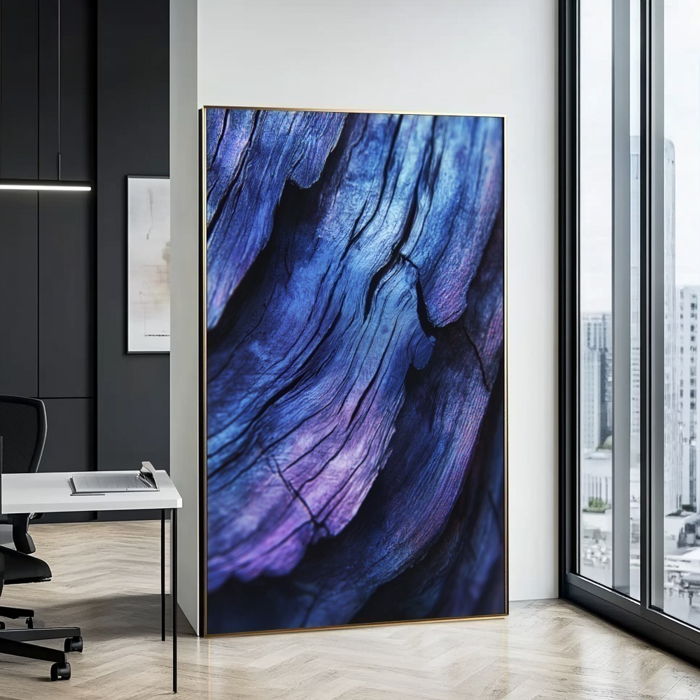 Quadro Tronco Azul