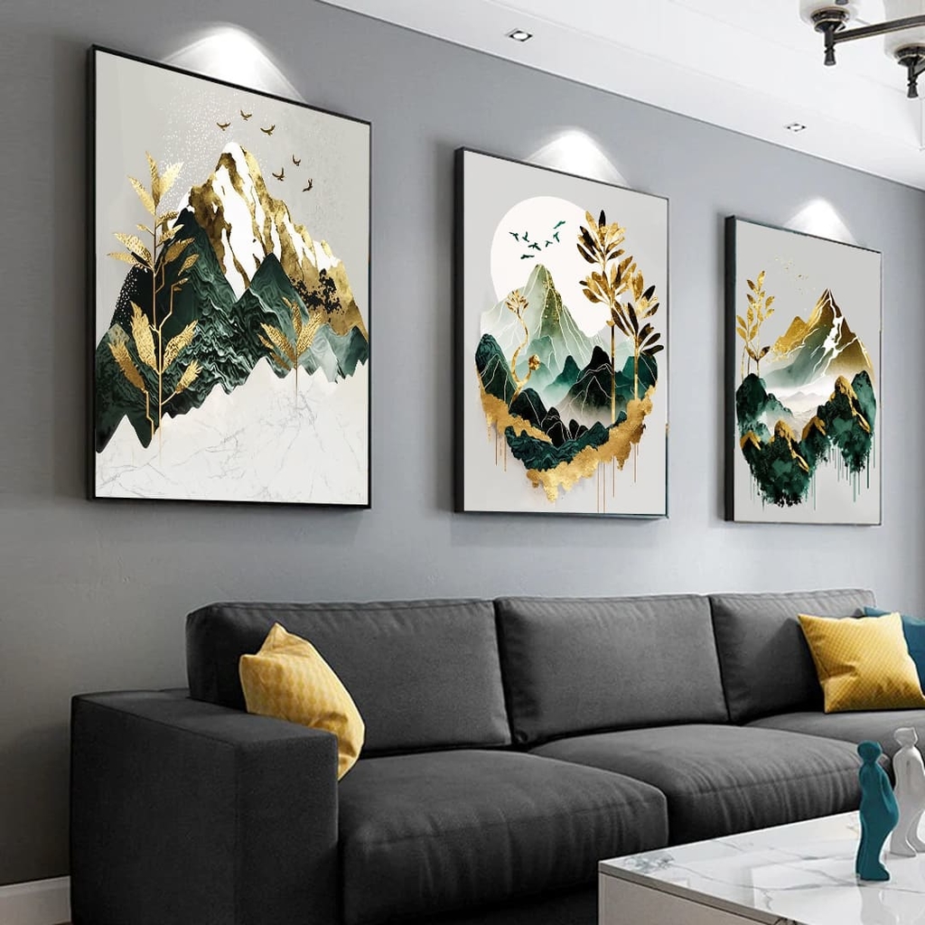 Quadros Abstract Mountain
